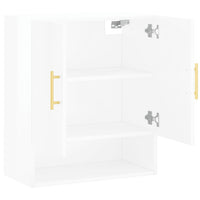 Thumbnail for Wandschrank Hochglanz-Weiß 60x31x70 cm Holzwerkstoff