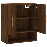Thumbnail for Wandschrank Braun Eichen-Optik 60x31x70 cm Holzwerkstoff