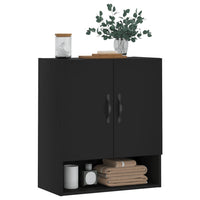 Thumbnail for Wandschrank Schwarz 60x31x70 cm Holzwerkstoff