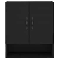 Thumbnail for Wandschrank Schwarz 60x31x70 cm Holzwerkstoff
