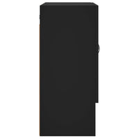 Thumbnail for Wandschrank Schwarz 60x31x70 cm Holzwerkstoff