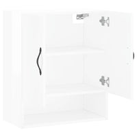 Thumbnail for Wandschrank Hochglanz-Weiß 60x31x70 cm Holzwerkstoff