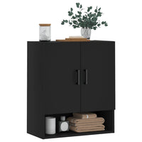 Thumbnail for Wandschrank Schwarz 60x31x70 cm Holzwerkstoff