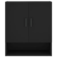 Thumbnail for Wandschrank Schwarz 60x31x70 cm Holzwerkstoff