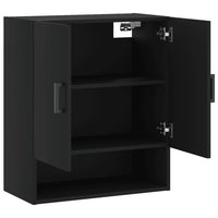 Thumbnail for Wandschrank Schwarz 60x31x70 cm Holzwerkstoff