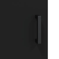 Thumbnail for Wandschrank Schwarz 60x31x70 cm Holzwerkstoff
