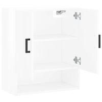 Thumbnail for Wandschrank Hochglanz-Weiß 60x31x70 cm Holzwerkstoff