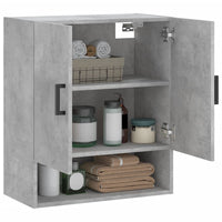 Thumbnail for Wandschrank Betongrau 60x31x70 cm Holzwerkstoff
