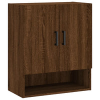 Thumbnail for Wandschrank Braun Eichen-Optik 60x31x70 cm Holzwerkstoff