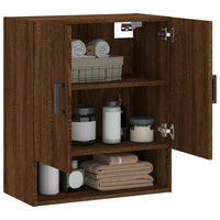 Thumbnail for Wandschrank Braun Eichen-Optik 60x31x70 cm Holzwerkstoff