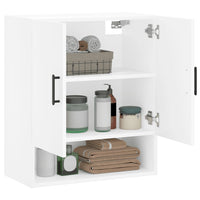 Thumbnail for Wandschrank Weiß 60x31x70 cm Holzwerkstoff