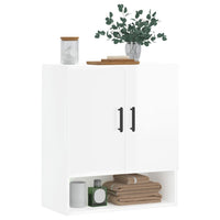 Thumbnail for Wandschrank Hochglanz-Weiß 60x31x70 cm Holzwerkstoff