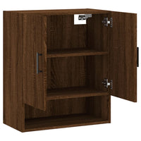 Thumbnail for Wandschrank Braun Eichen-Optik 60x31x70 cm Holzwerkstoff