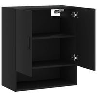 Thumbnail for Wandschrank Schwarz 60x31x70 cm Holzwerkstoff