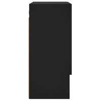 Thumbnail for Wandschrank Schwarz 60x31x70 cm Holzwerkstoff