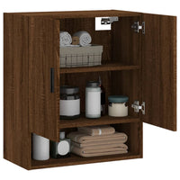 Thumbnail for Wandschrank Braun Eichen-Optik 60x31x70 cm Holzwerkstoff