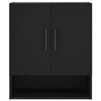 Thumbnail for Wandschrank Schwarz 60x31x70 cm Holzwerkstoff