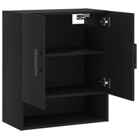 Thumbnail for Wandschrank Schwarz 60x31x70 cm Holzwerkstoff