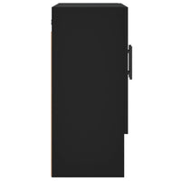 Thumbnail for Wandschrank Schwarz 60x31x70 cm Holzwerkstoff