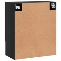 Thumbnail for Wandschrank Schwarz 60x31x70 cm Holzwerkstoff