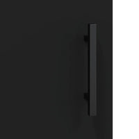 Thumbnail for Wandschrank Schwarz 60x31x70 cm Holzwerkstoff