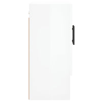 Thumbnail for Wandschrank Hochglanz-Weiß 60x31x70 cm Holzwerkstoff