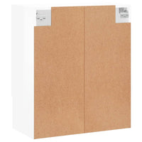 Thumbnail for Wandschrank Hochglanz-Weiß 60x31x70 cm Holzwerkstoff