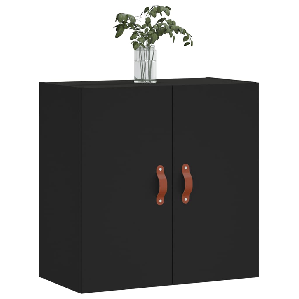 Wandschrank Schwarz 60x31x60 cm Holzwerkstoff