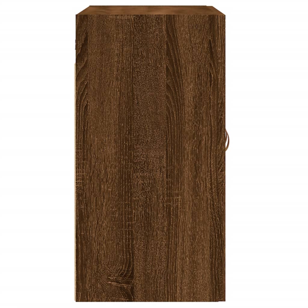 Wandschrank Braun Eichen-Optik 60x31x60 cm Holzwerkstoff