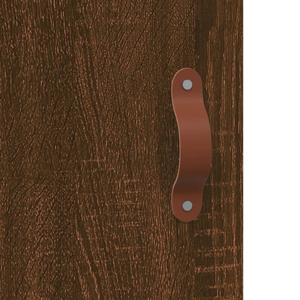 Wandschrank Braun Eichen-Optik 60x31x60 cm Holzwerkstoff