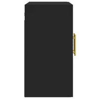 Thumbnail for Wandschrank Schwarz 60x31x60 cm Holzwerkstoff