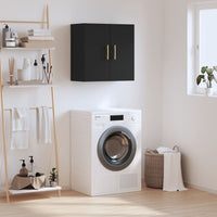 Thumbnail for Wandschrank Schwarz 60x31x60 cm Holzwerkstoff