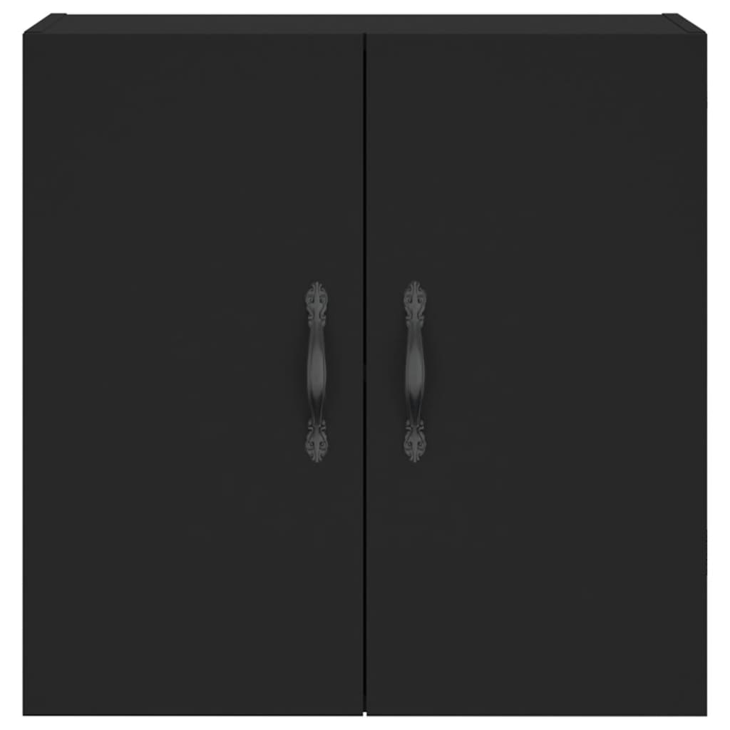 Wandschrank Schwarz 60x31x60 cm Holzwerkstoff