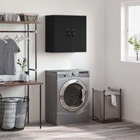 Thumbnail for Wandschrank Schwarz 60x31x60 cm Holzwerkstoff