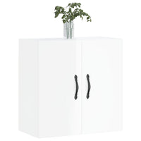 Thumbnail for Wandschrank Hochglanz-Weiß 60x31x60 cm Holzwerkstoff