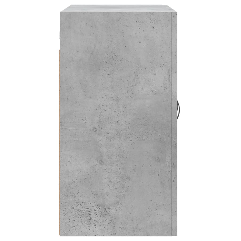 Wandschrank Betongrau 60x31x60 cm Holzwerkstoff