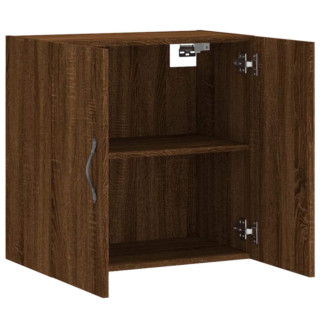 Wandschrank Braun Eichen-Optik 60x31x60 cm Holzwerkstoff