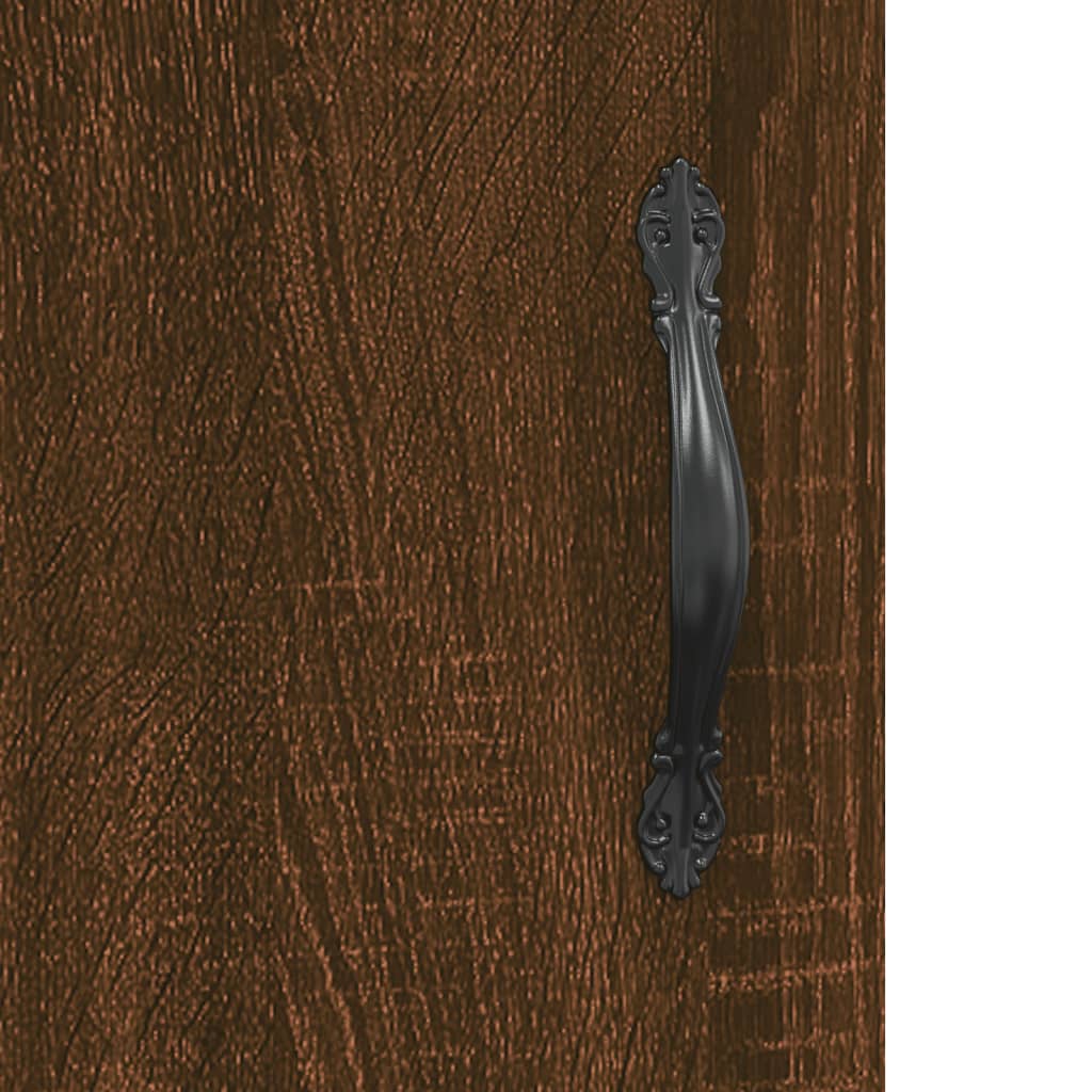 Wandschrank Braun Eichen-Optik 60x31x60 cm Holzwerkstoff