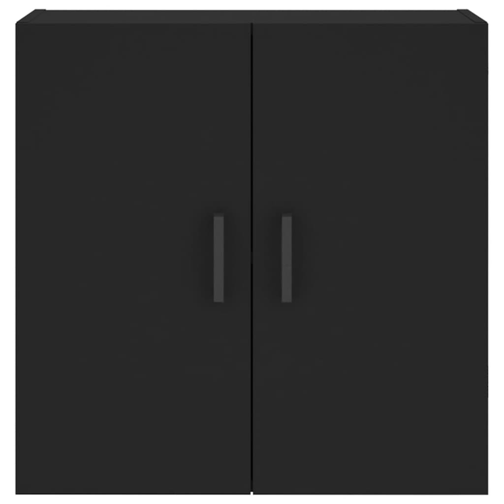 Wandschrank Schwarz 60x31x60 cm Holzwerkstoff