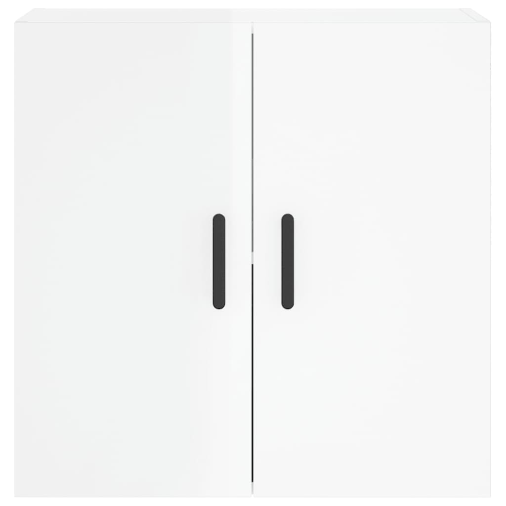 Wandschrank Hochglanz-Weiß 60x31x60 cm Holzwerkstoff