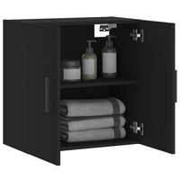 Thumbnail for Wandschrank Schwarz 60x31x60 cm Holzwerkstoff