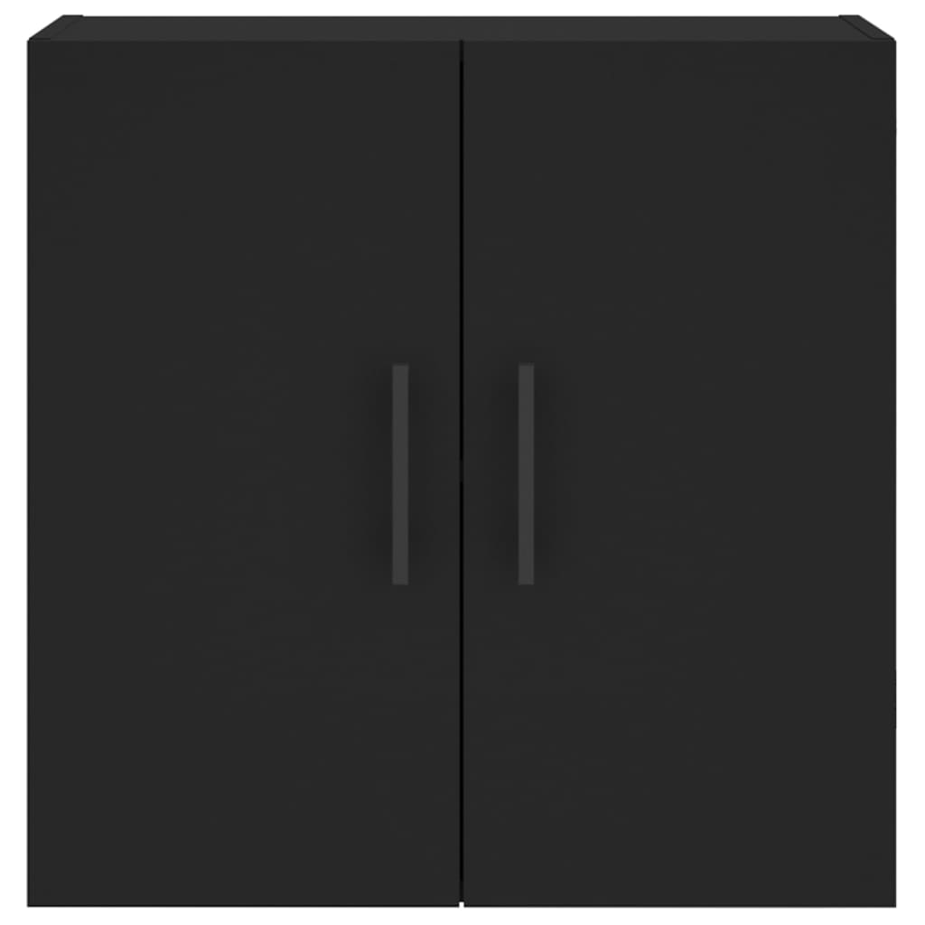 Wandschrank Schwarz 60x31x60 cm Holzwerkstoff