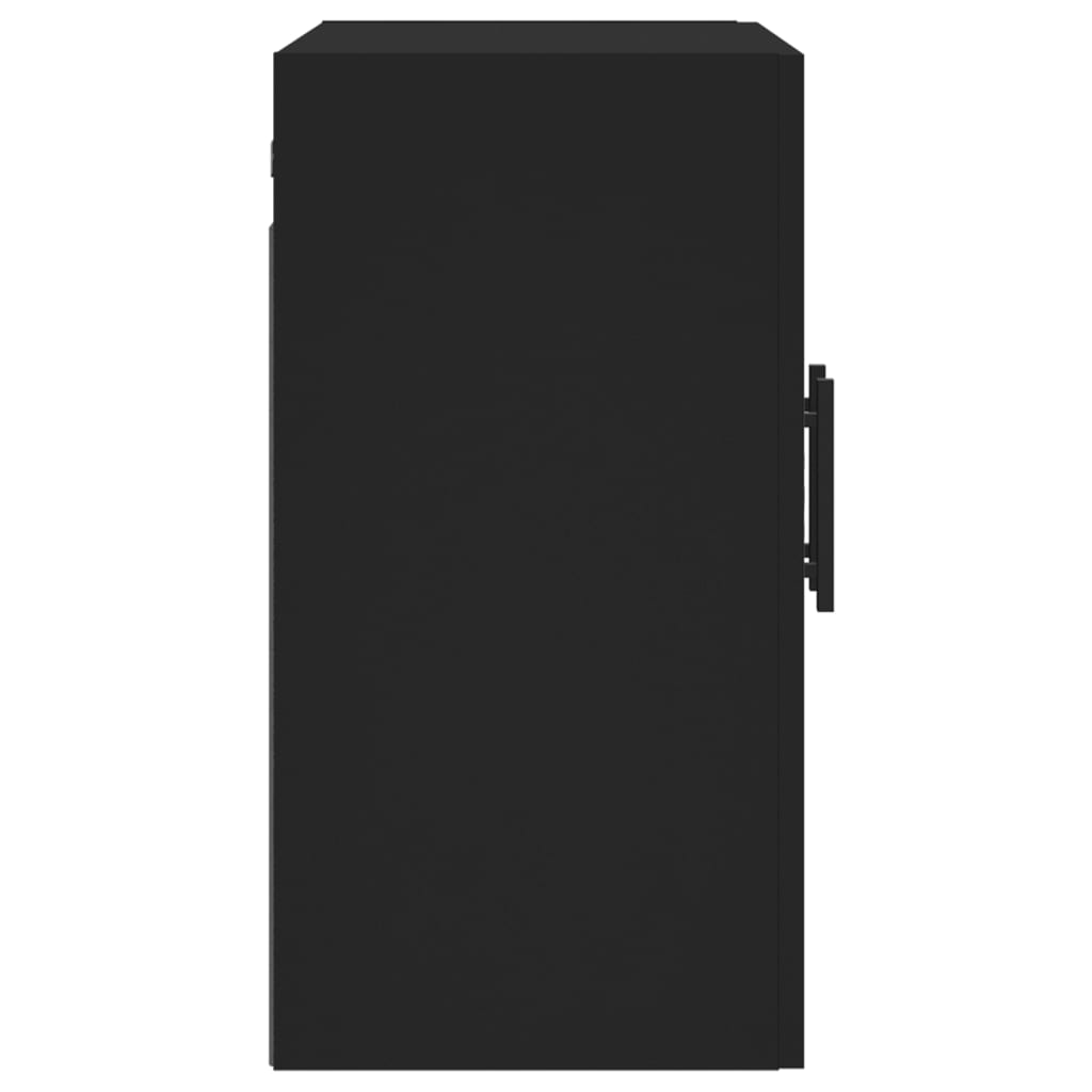 Wandschrank Schwarz 60x31x60 cm Holzwerkstoff