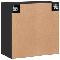 Thumbnail for Wandschrank Schwarz 60x31x60 cm Holzwerkstoff