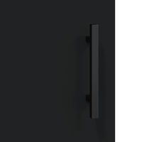 Thumbnail for Wandschrank Schwarz 60x31x60 cm Holzwerkstoff