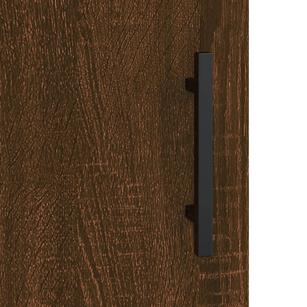 Wandschrank Braun Eichen-Optik 60x31x60 cm Holzwerkstoff
