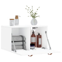 Thumbnail for Wandschrank Weiß 60x36,5x35 cm Holzwerkstoff