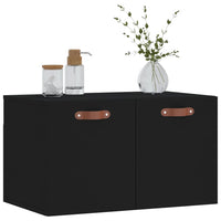 Thumbnail for Wandschrank Schwarz 60x36,5x35 cm Holzwerkstoff