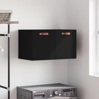 Thumbnail for Wandschrank Schwarz 60x36,5x35 cm Holzwerkstoff