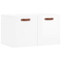 Thumbnail for Wandschrank Hochglanz-Weiß 60x36,5x35 cm Holzwerkstoff